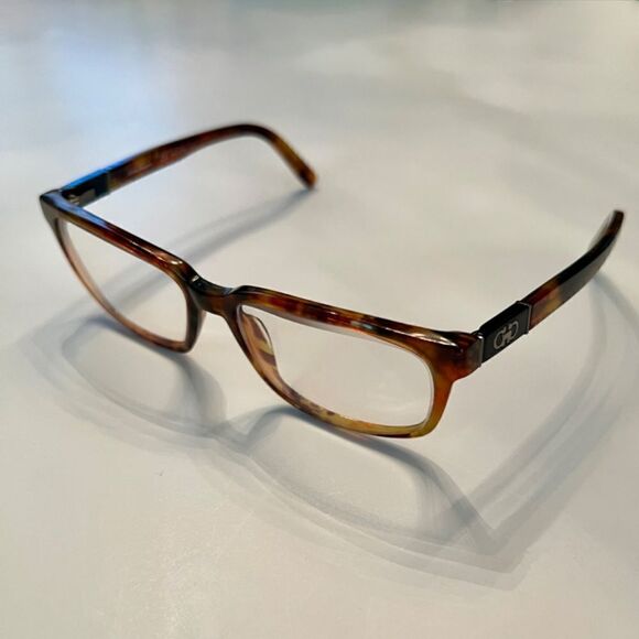 Men's Salvatore Ferragamo SF2772 57/17/145 Tortoise Eyeglasses Glasses Frame - Picture 2 of 9